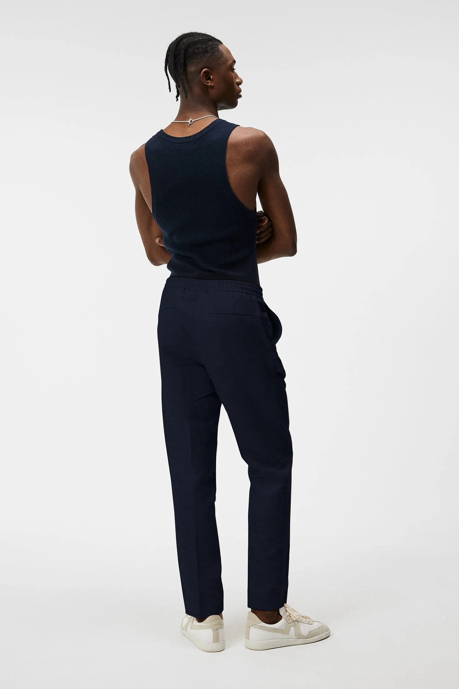 Baron Tencel Linen Pants / JL Navy