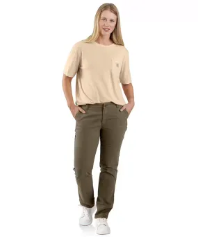 Carhartt Women's Relaxed Fit Canvas Pant - Tarmac