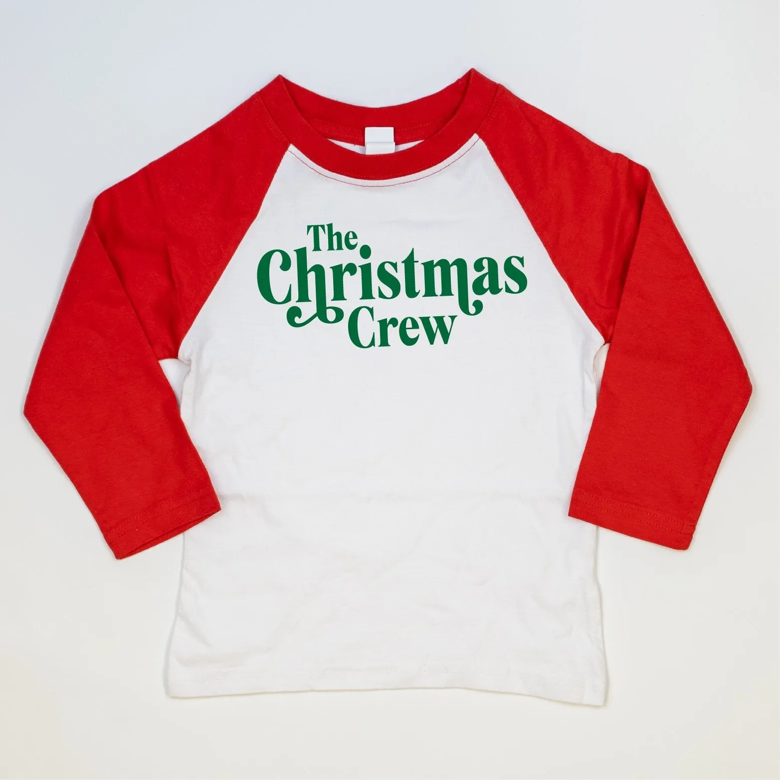 Christmas Crew | RED Raglan | Bodysuit or Tee