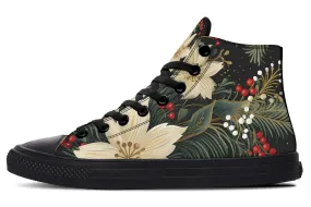 Christmas Flora High Tops