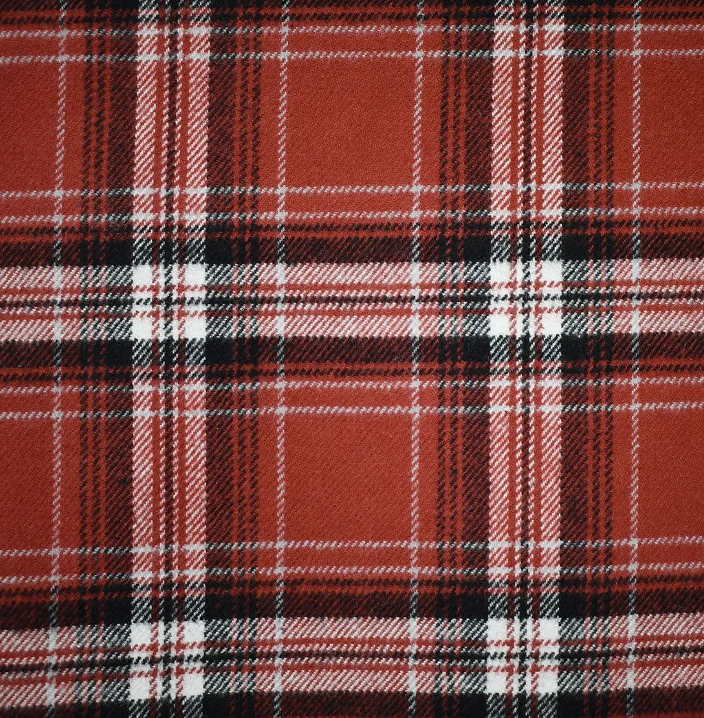 Cozy Cotton Flannel Classic Plaid Red/Black