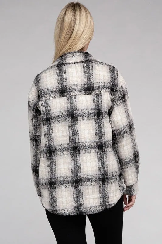 Cozy Plaid Flannel Jacket