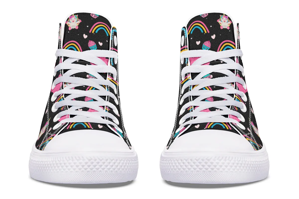 Cutesy Unicorns High Tops