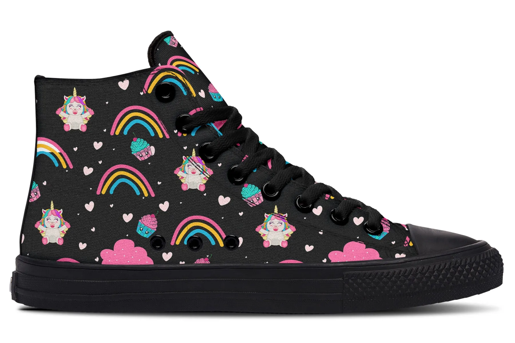 Cutesy Unicorns High Tops