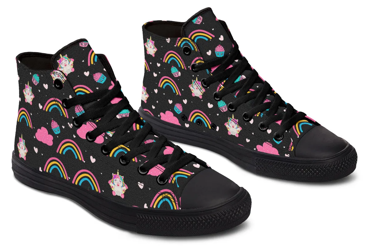 Cutesy Unicorns High Tops