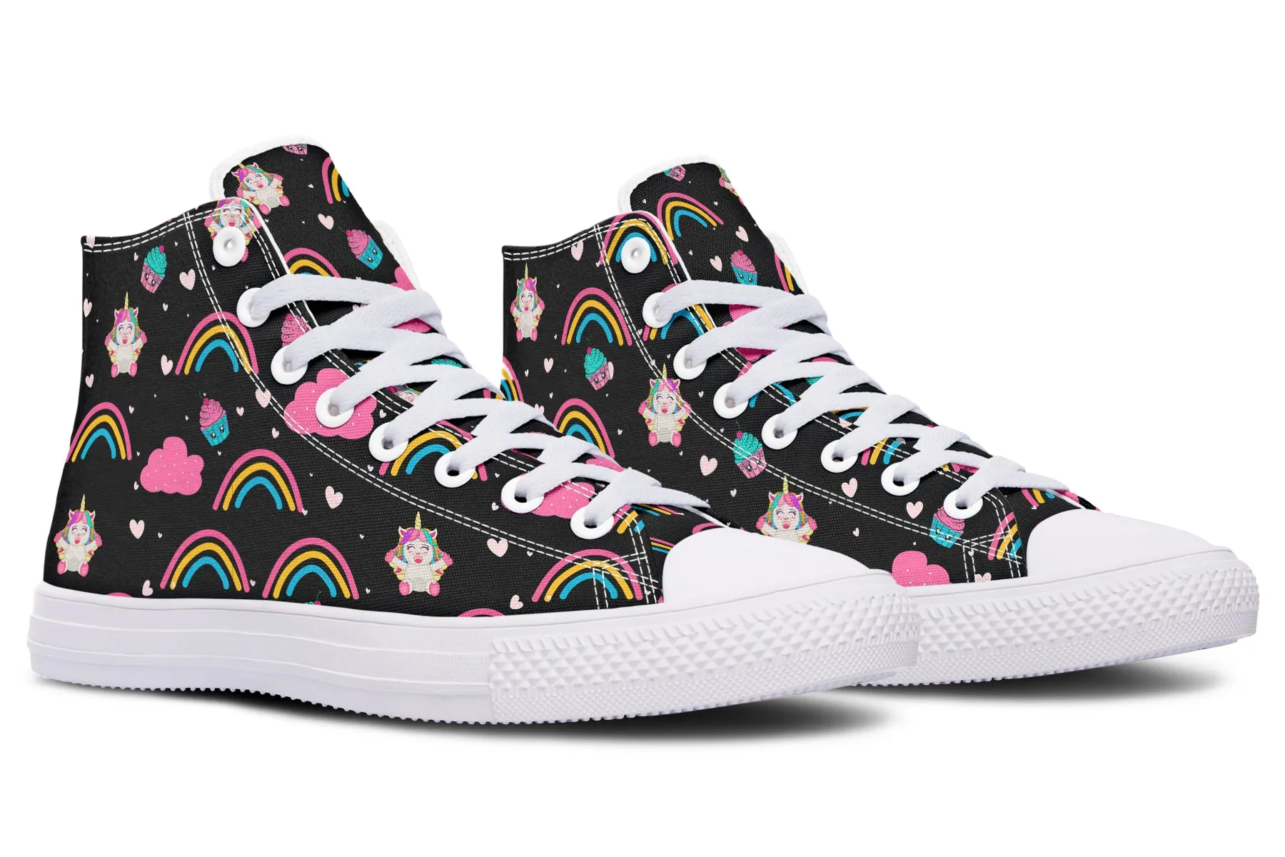 Cutesy Unicorns High Tops