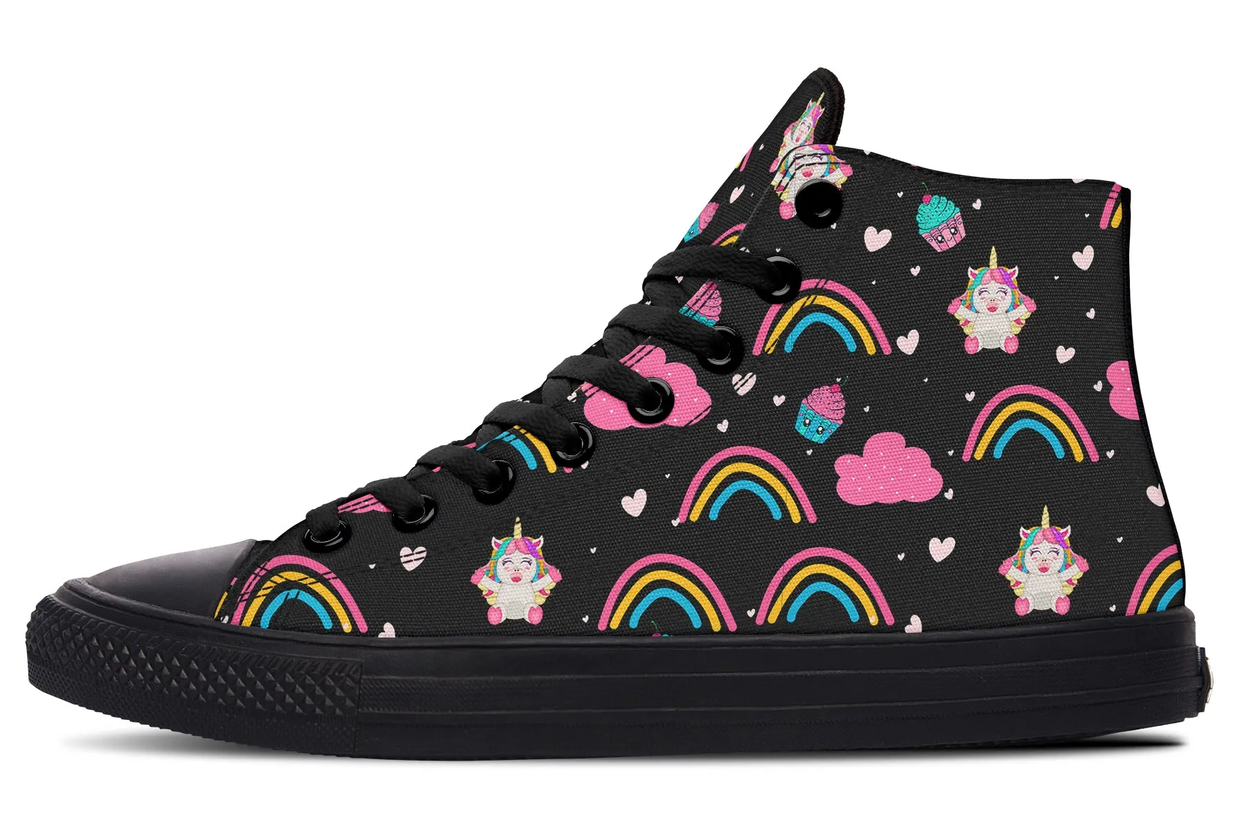 Cutesy Unicorns High Tops