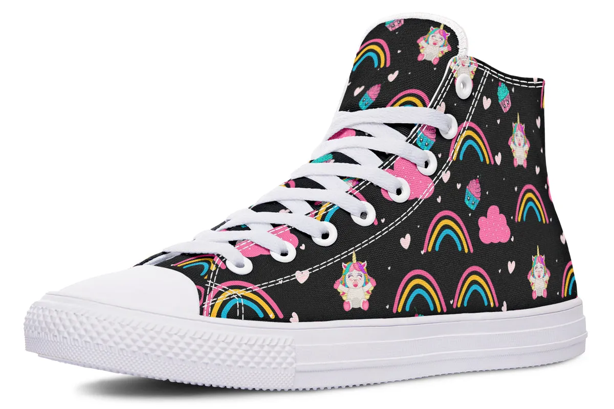 Cutesy Unicorns High Tops