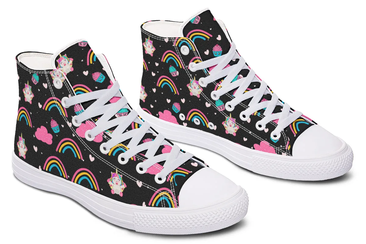 Cutesy Unicorns High Tops