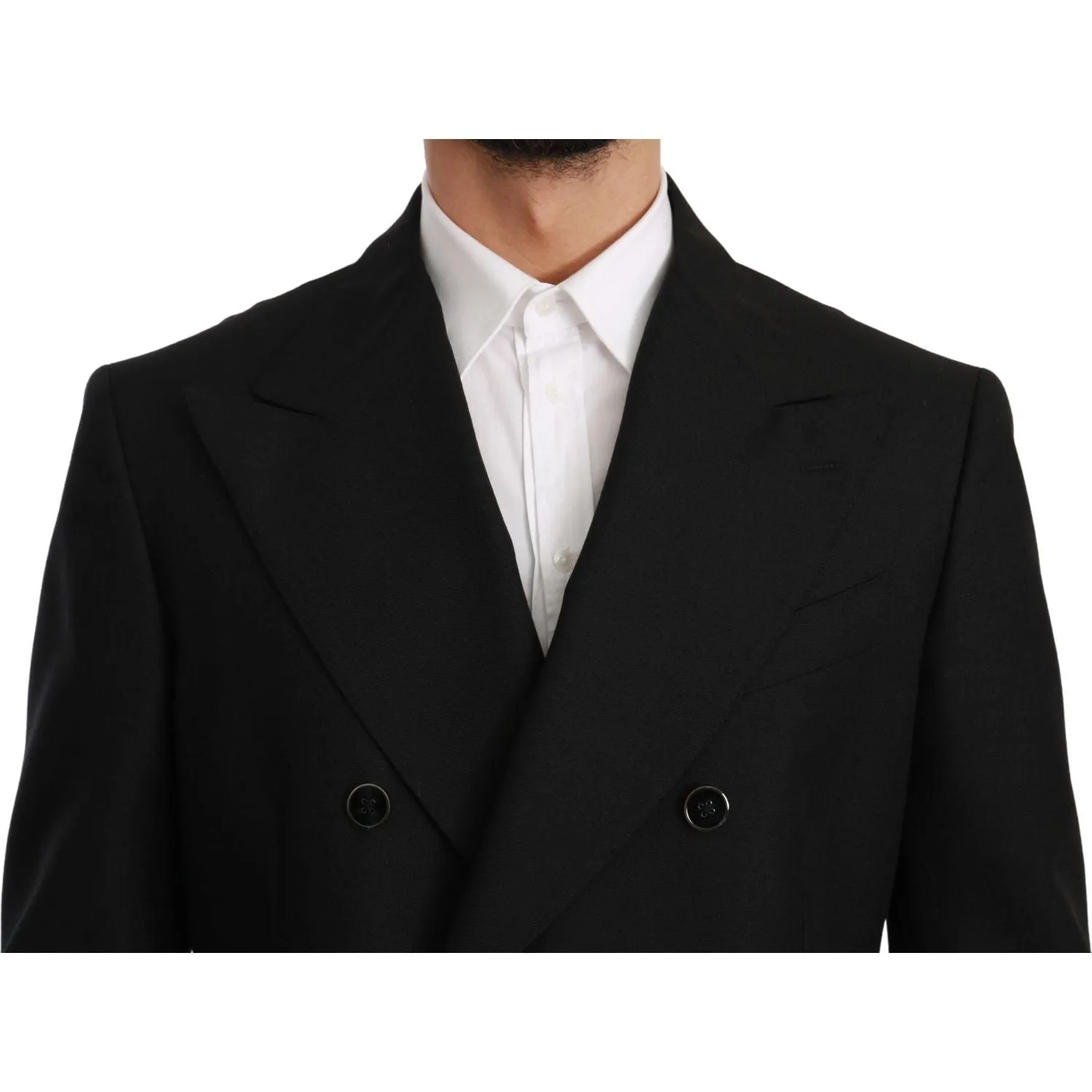 Dolce & Gabbana Elegant Black Slim Fit Formal Blazer