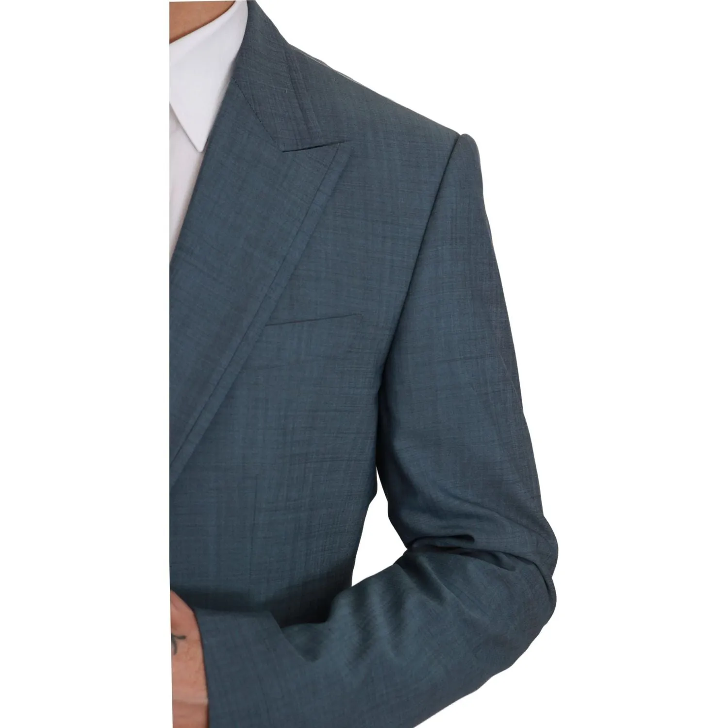 Dolce & Gabbana Elegant Light Blue Slim Fit Blazer