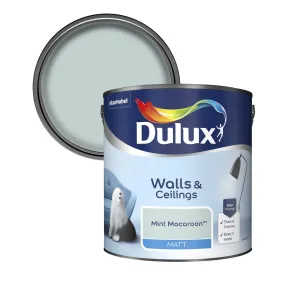 Dulux Matt Emulsion Paint For Walls And Ceilings - Mint Macaroon 2.5L