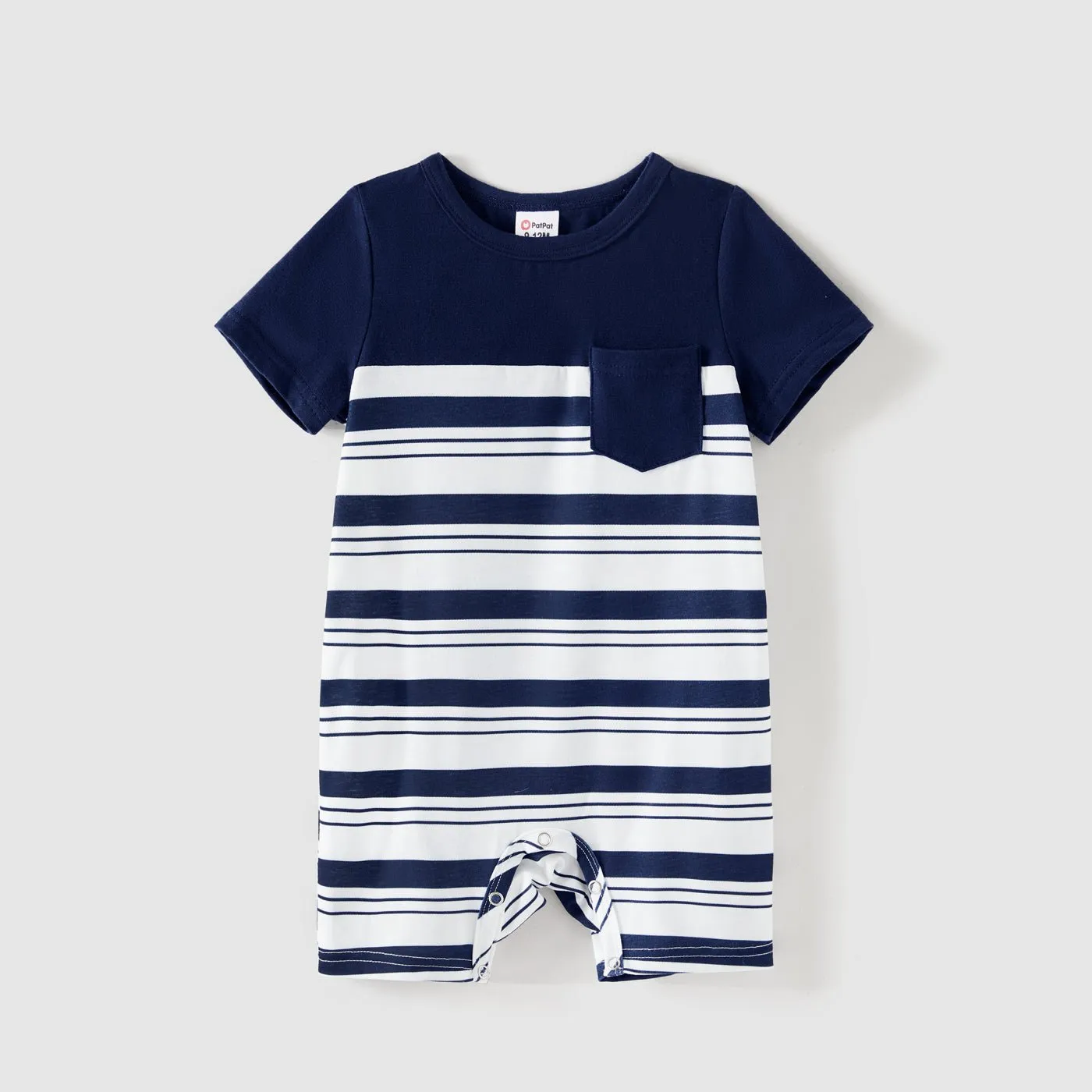 Family Matching Solid Spaghetti Strap Dresses and Striped Colorblock Short-sleeve T-shirts Sets