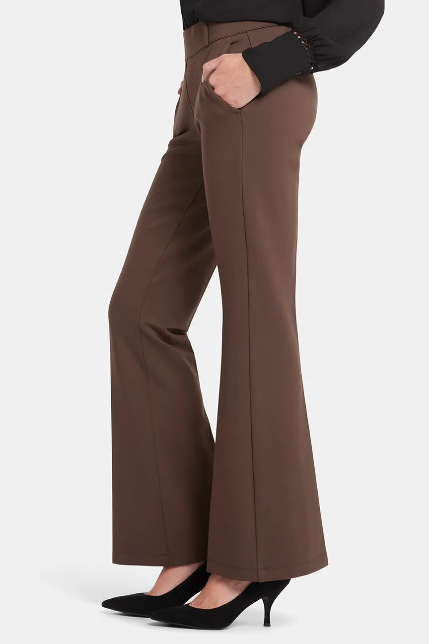 Flare Pull-On Sculpt-Her™ Trouser Brown | Coffee Bean