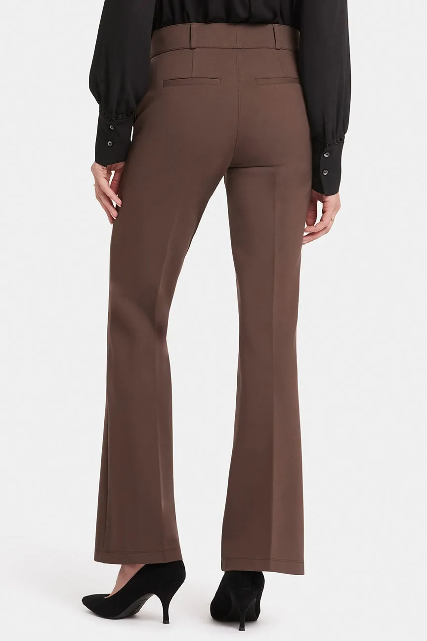 Flare Pull-On Sculpt-Her™ Trouser Brown | Coffee Bean