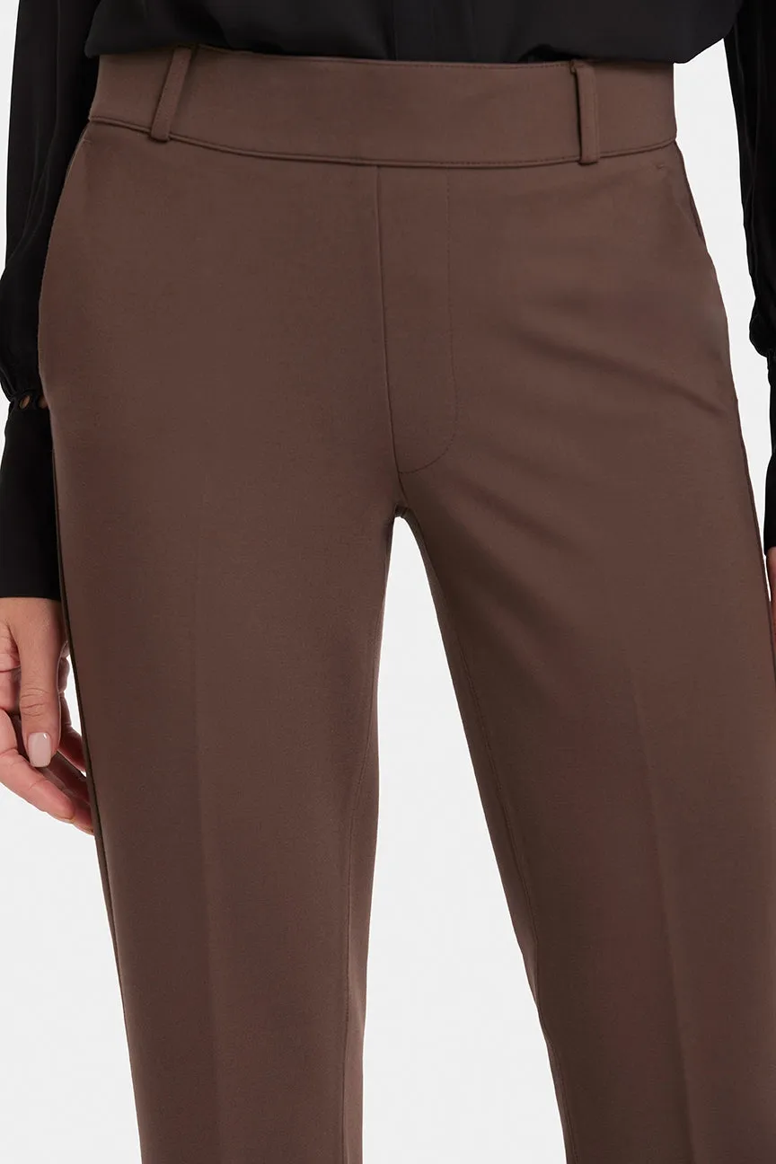 Flare Pull-On Sculpt-Her™ Trouser Brown | Coffee Bean