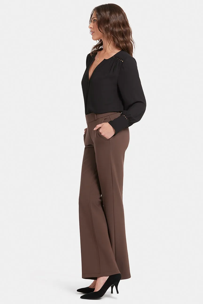 Flare Pull-On Sculpt-Her™ Trouser Brown | Coffee Bean