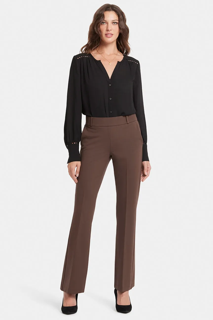 Flare Pull-On Sculpt-Her™ Trouser Brown | Coffee Bean