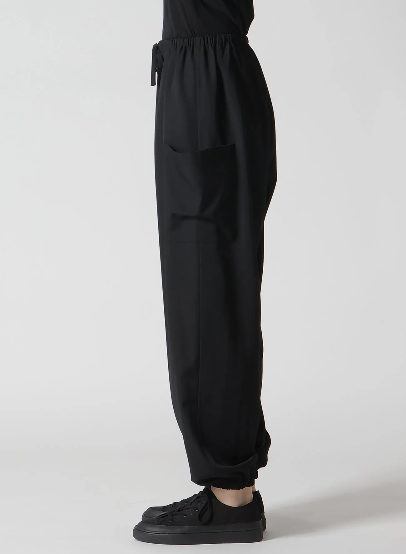 GABARDINE RELAXED FIT PANTS