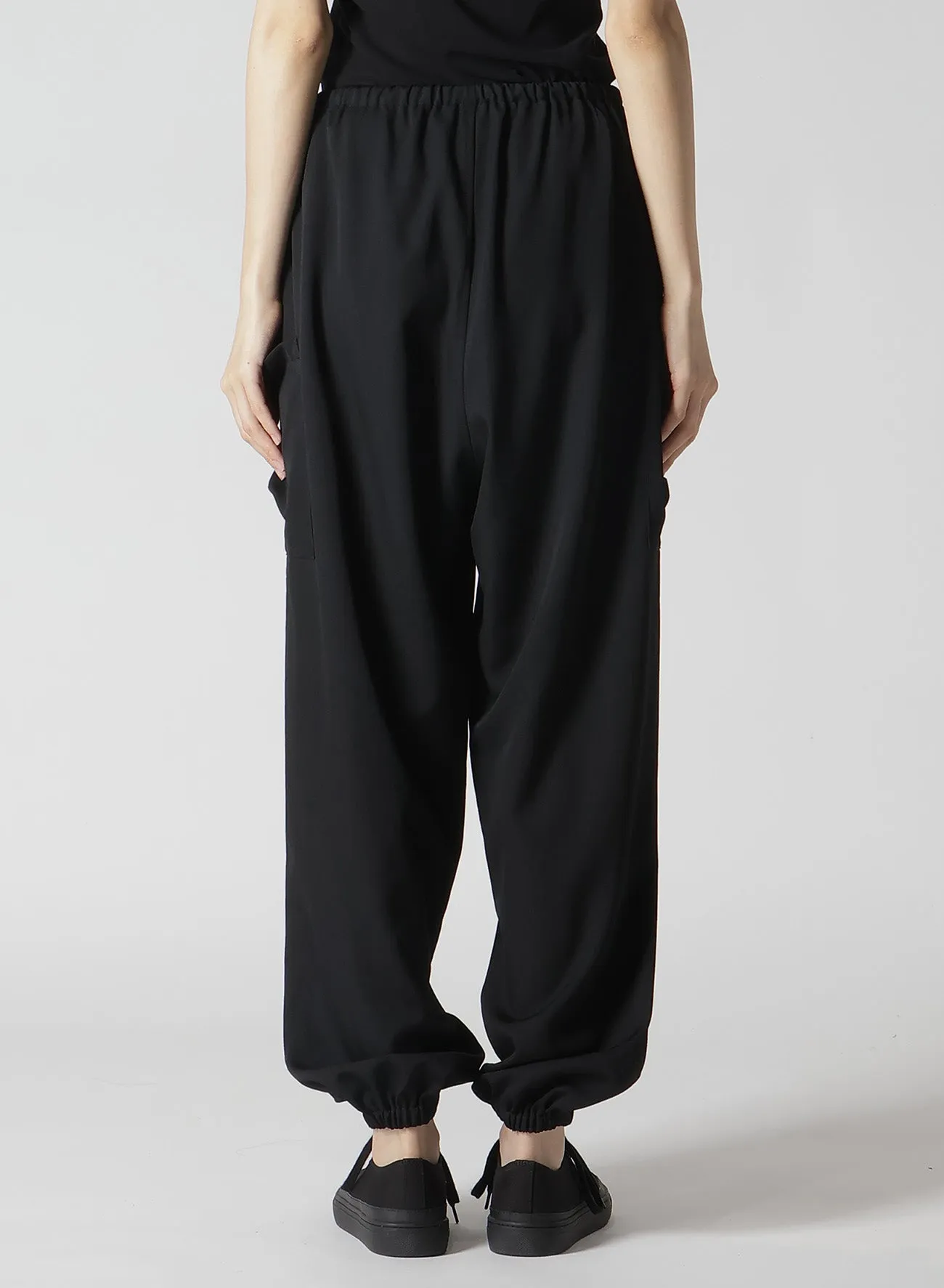 GABARDINE RELAXED FIT PANTS