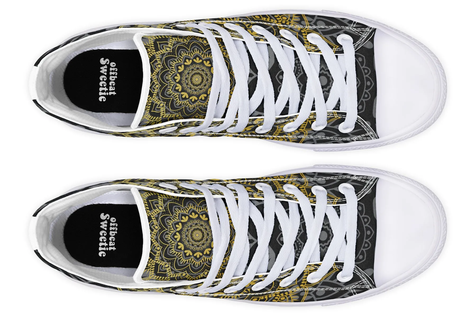 Golden Mandala High Tops