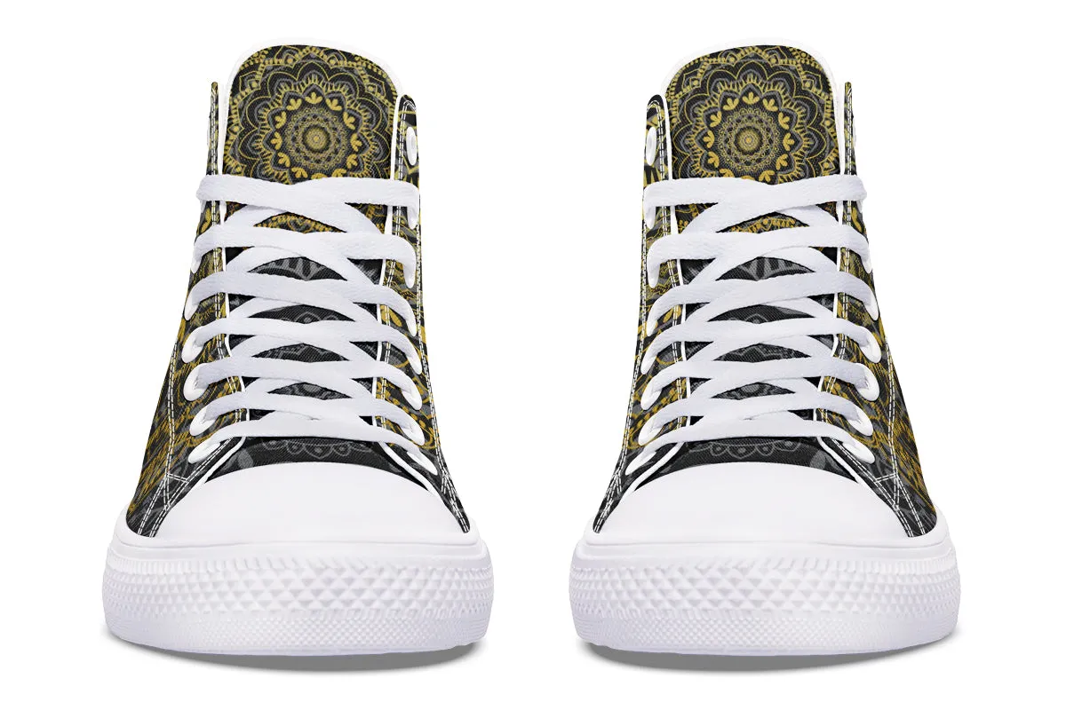 Golden Mandala High Tops