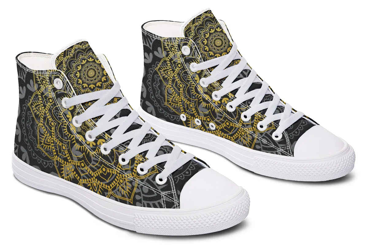 Golden Mandala High Tops