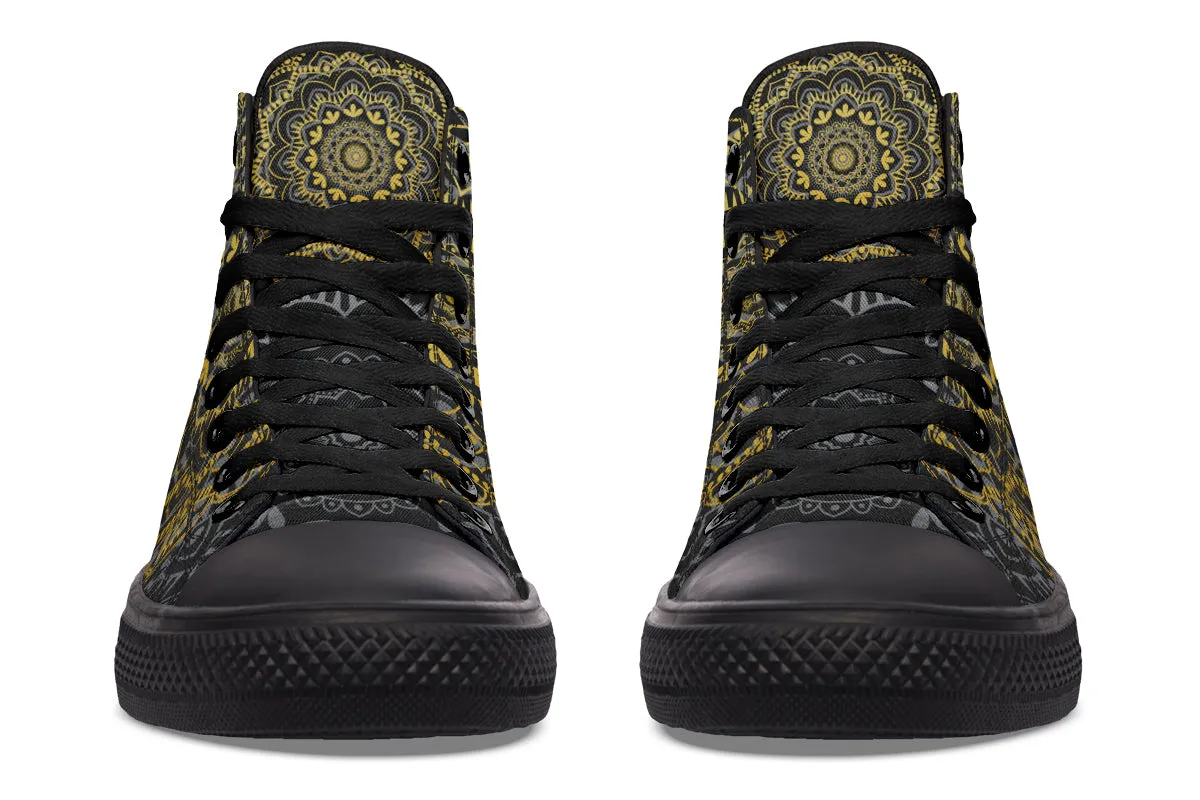 Golden Mandala High Tops