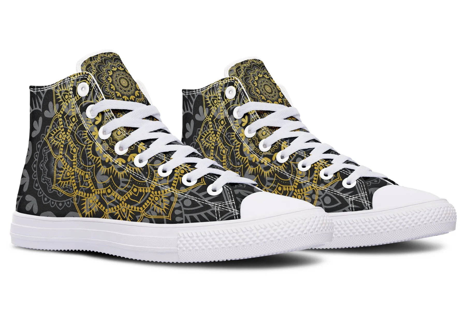 Golden Mandala High Tops