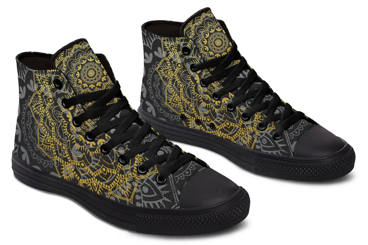 Golden Mandala High Tops