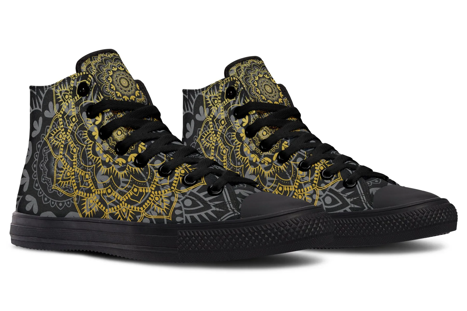 Golden Mandala High Tops