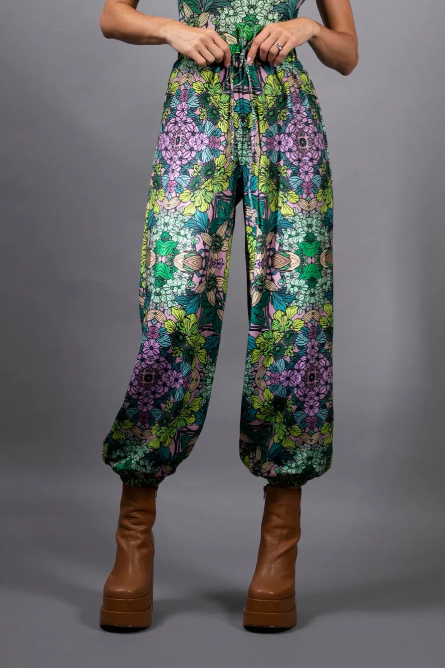 GREEN GARDEN HAREM PANTS