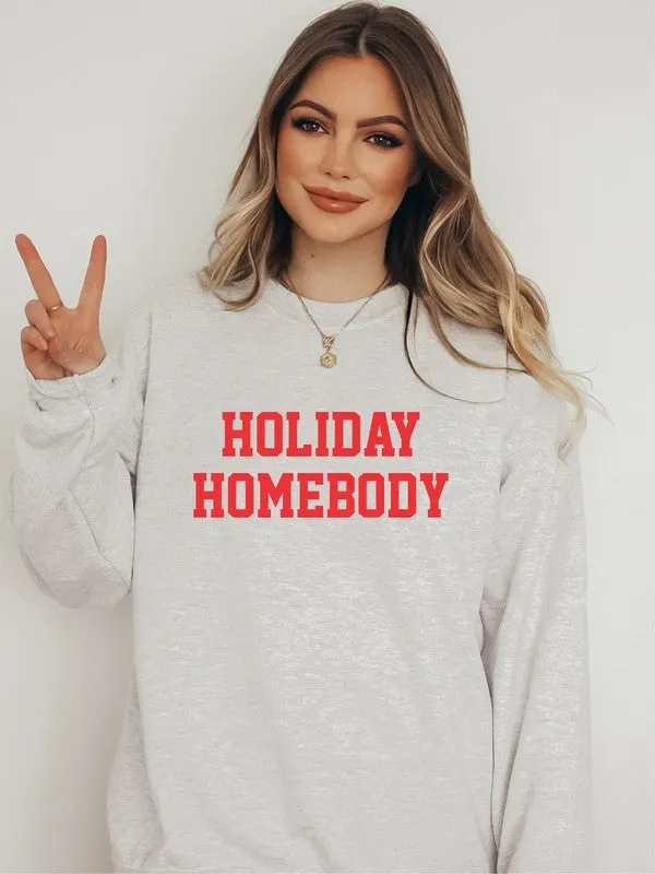 Holiday Homebody Cozy Crewneck Sweatshirt