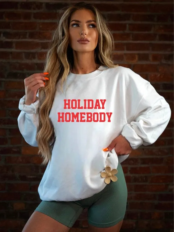 Holiday Homebody Cozy Crewneck Sweatshirt