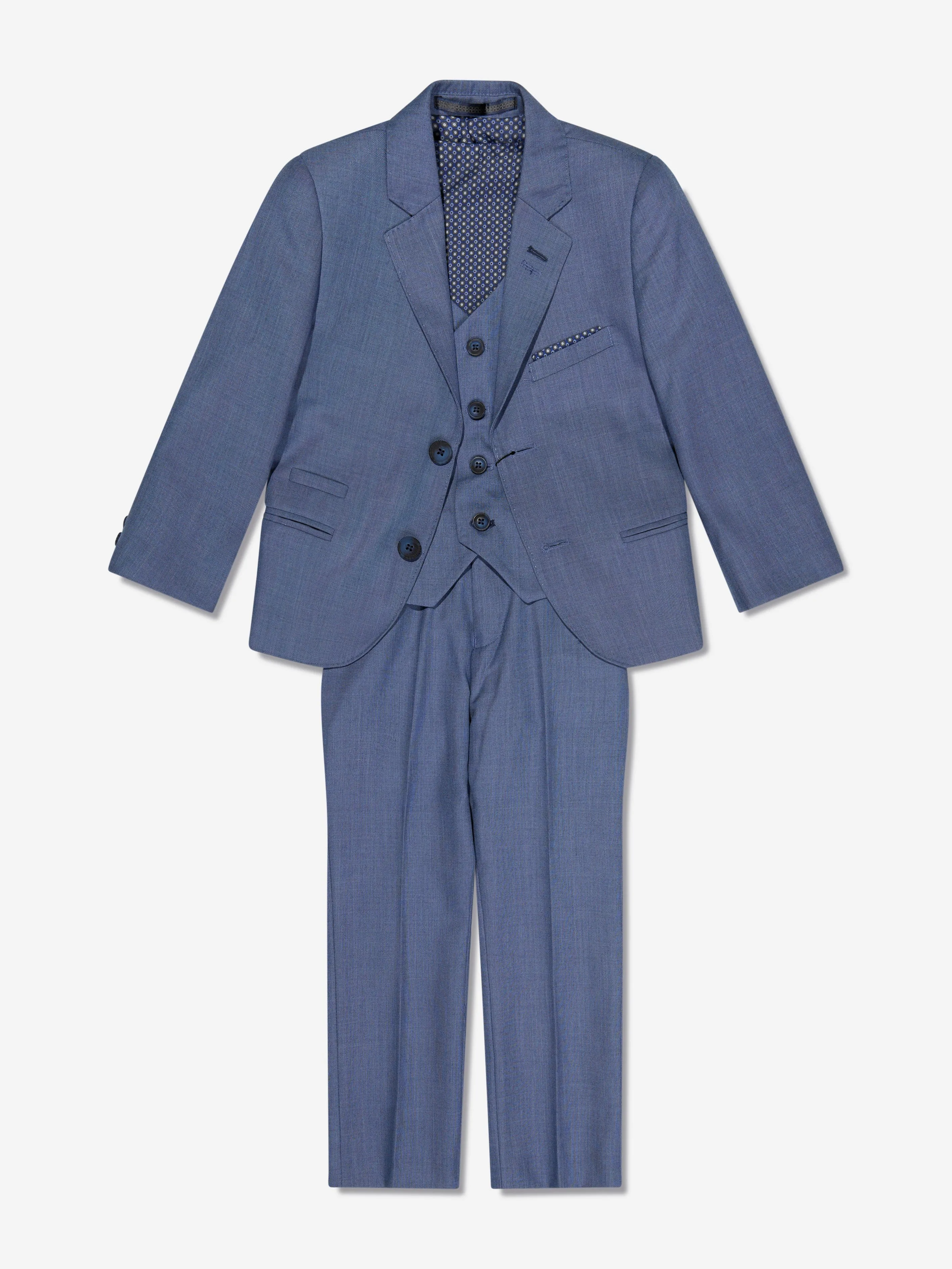 House Of Cavani Boys Jay Suit in Blue