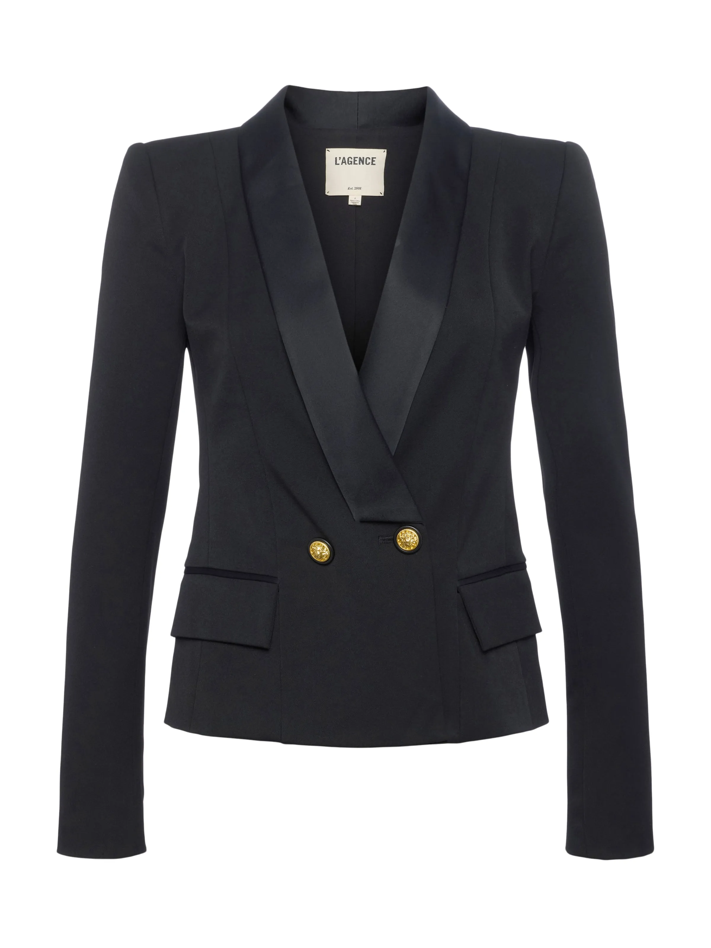 Imogen Satin Lapel Blazer