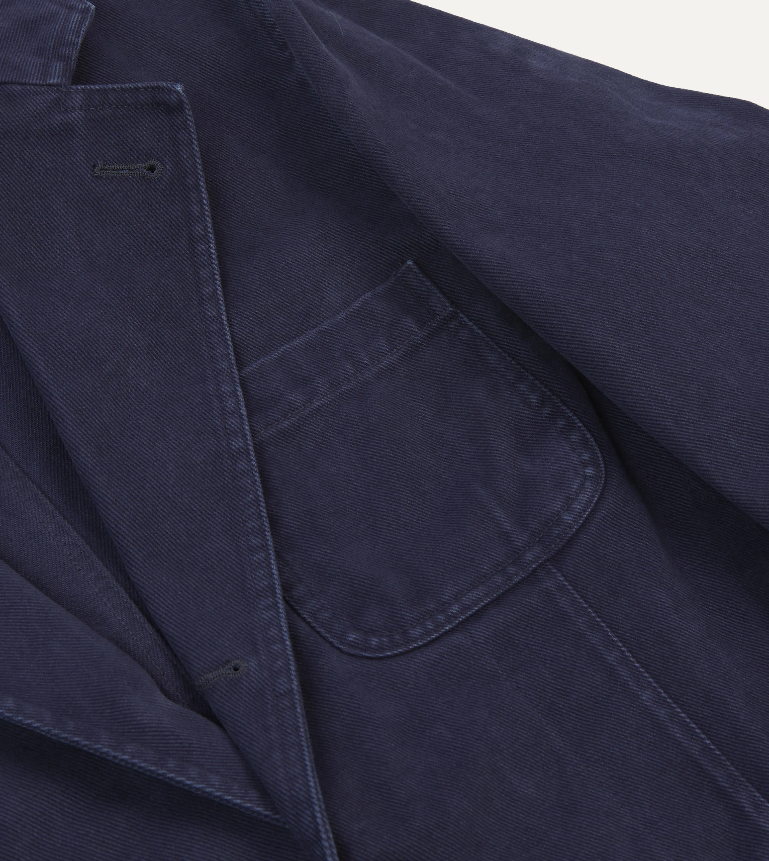 Indigo Heavy Cotton Twill Games Blazer Mk. I