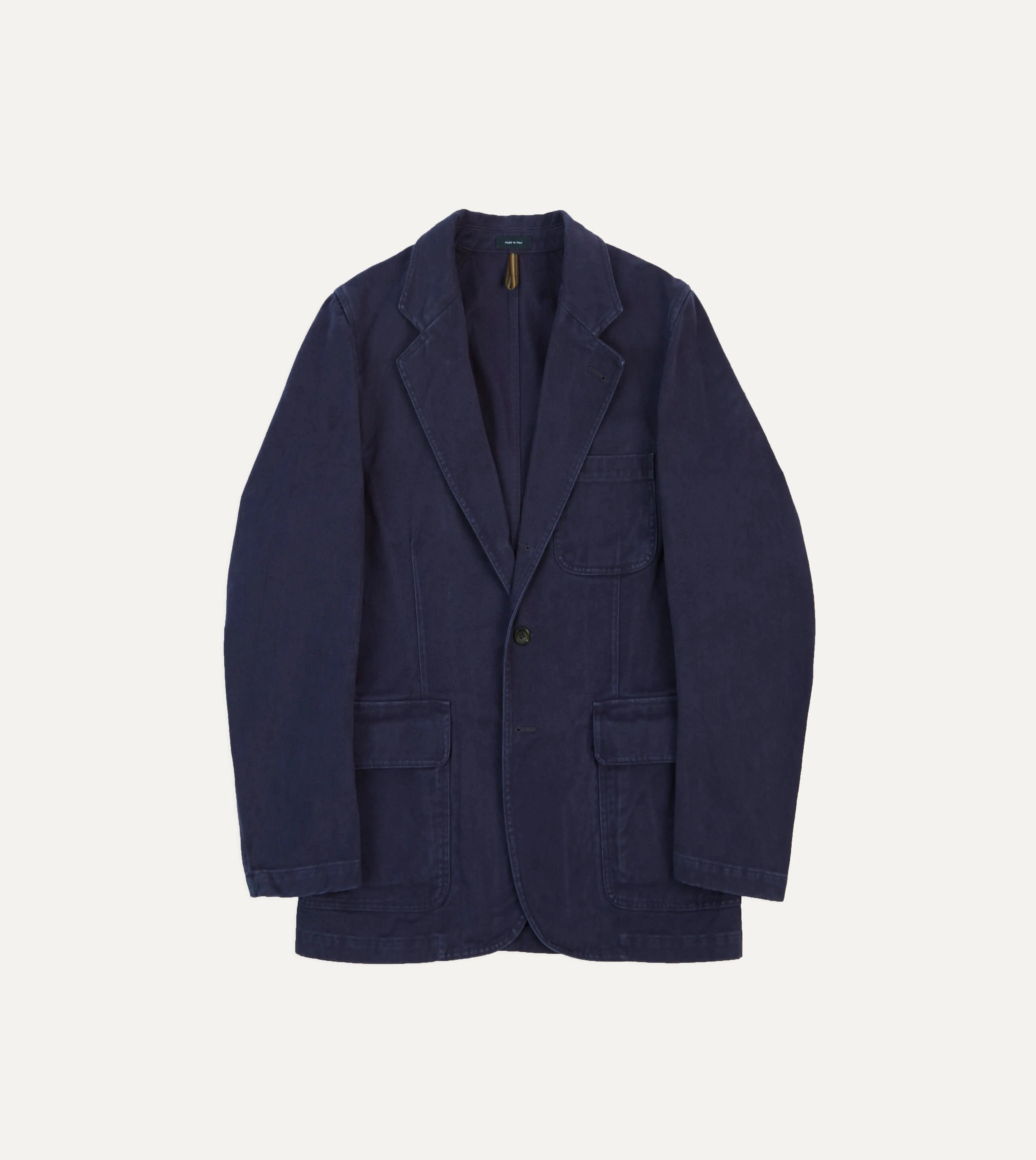 Indigo Heavy Cotton Twill Games Blazer Mk. I