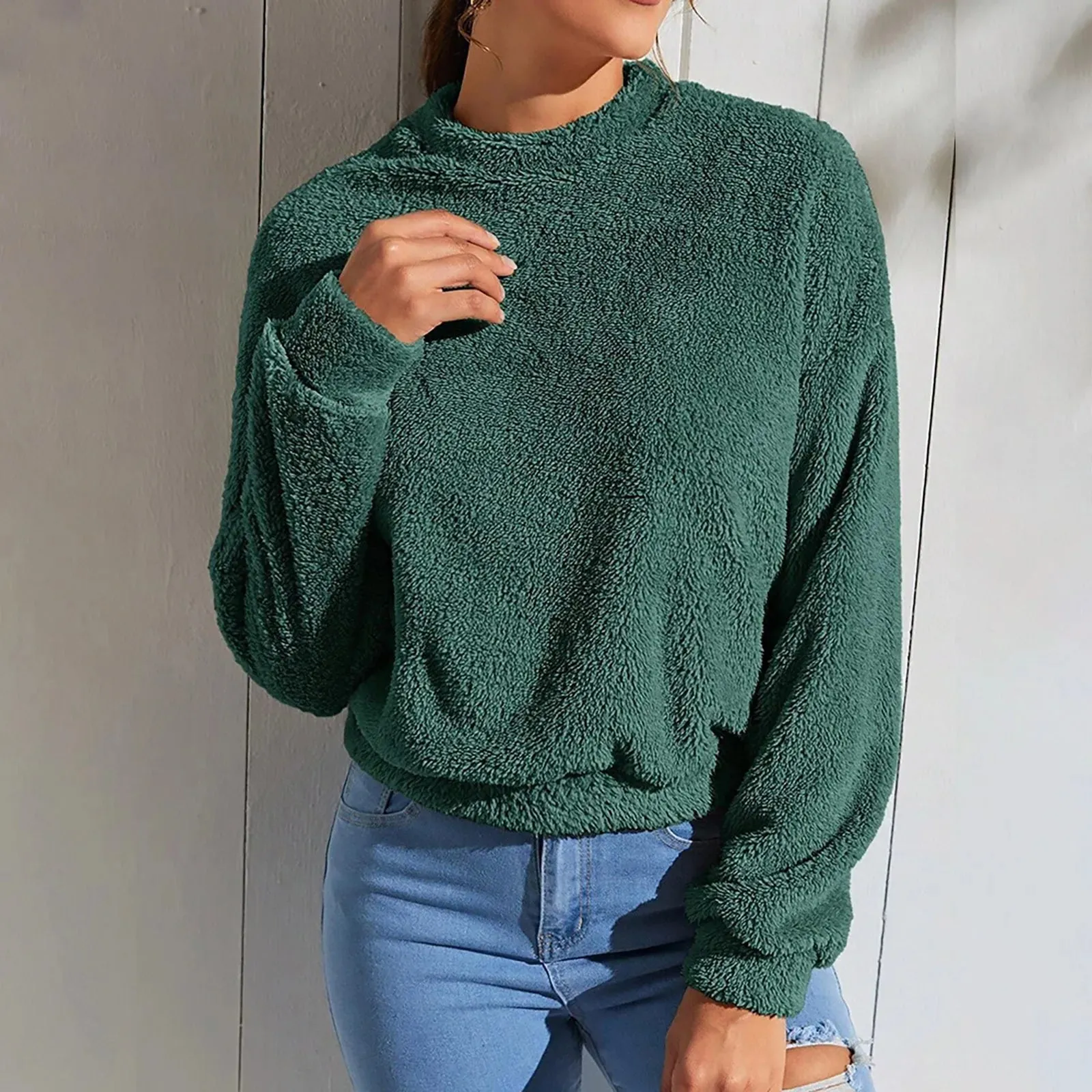 Ivyshape | Catalina Stylish Fleece Sweater