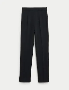 Jersey Slim Fit Ankle Grazer Trousers 