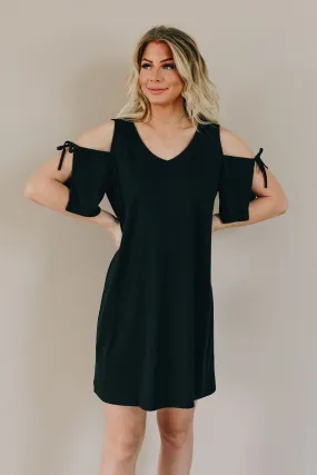 JoJo Cold Shoulder Shift Dress