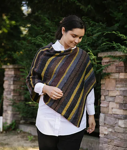 Lucky Striped Poncho Pattern