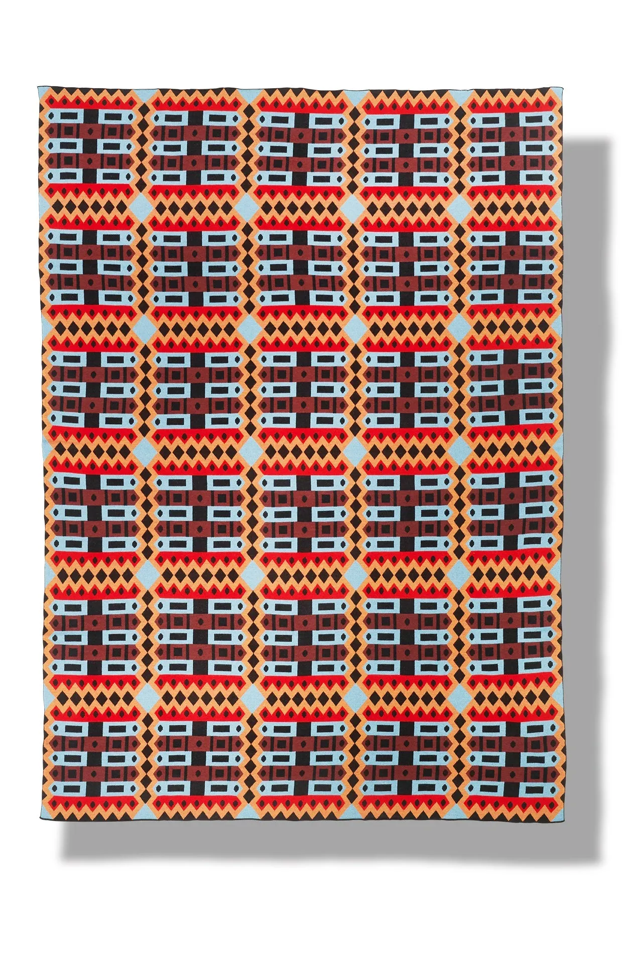 Merino Wool Blanket "K-Three" By Nathalie Du Pasquier & George Sowden