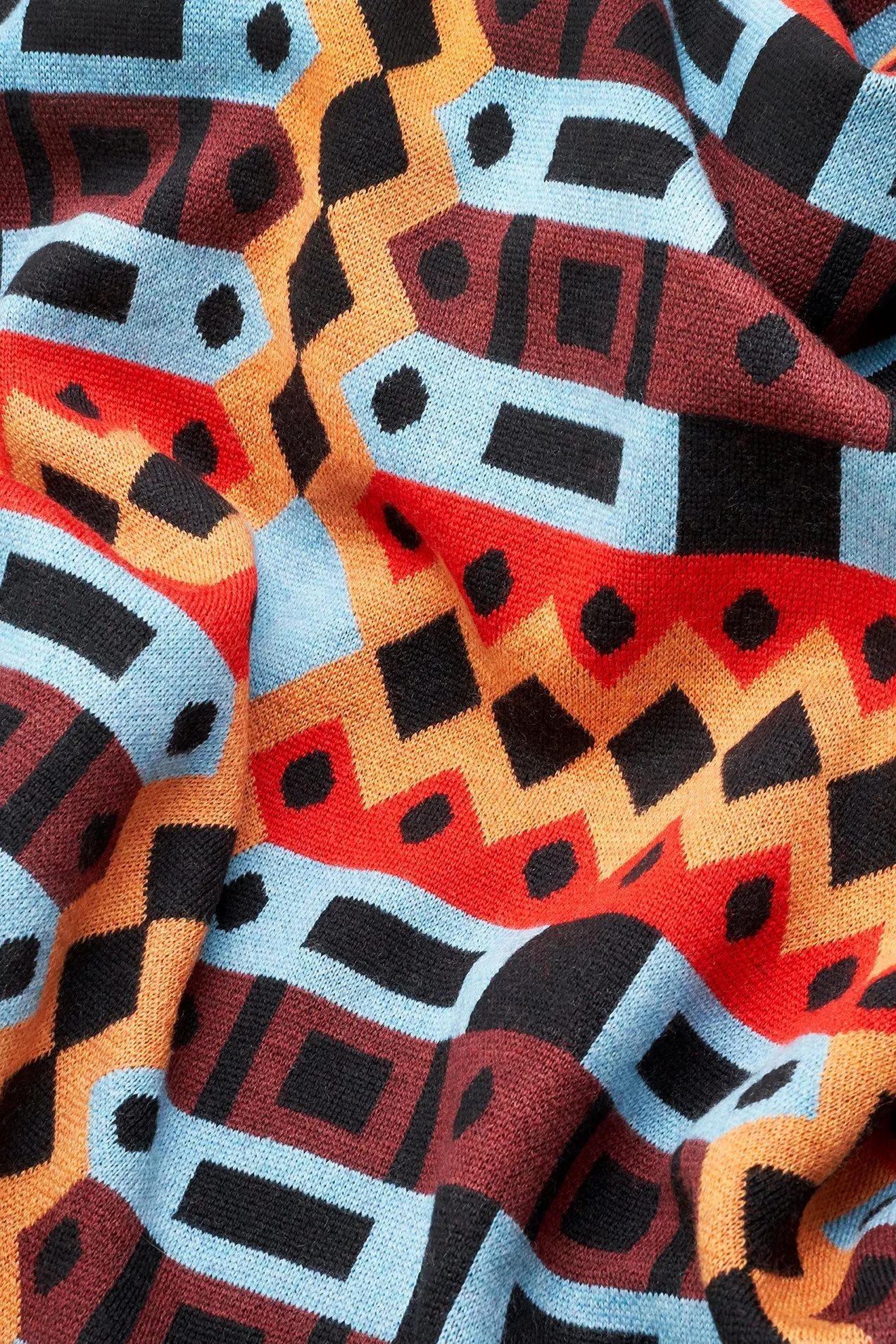 Merino Wool Blanket "K-Three" By Nathalie Du Pasquier & George Sowden