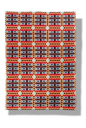 Merino Wool Blanket "K-Three" By Nathalie Du Pasquier & George Sowden