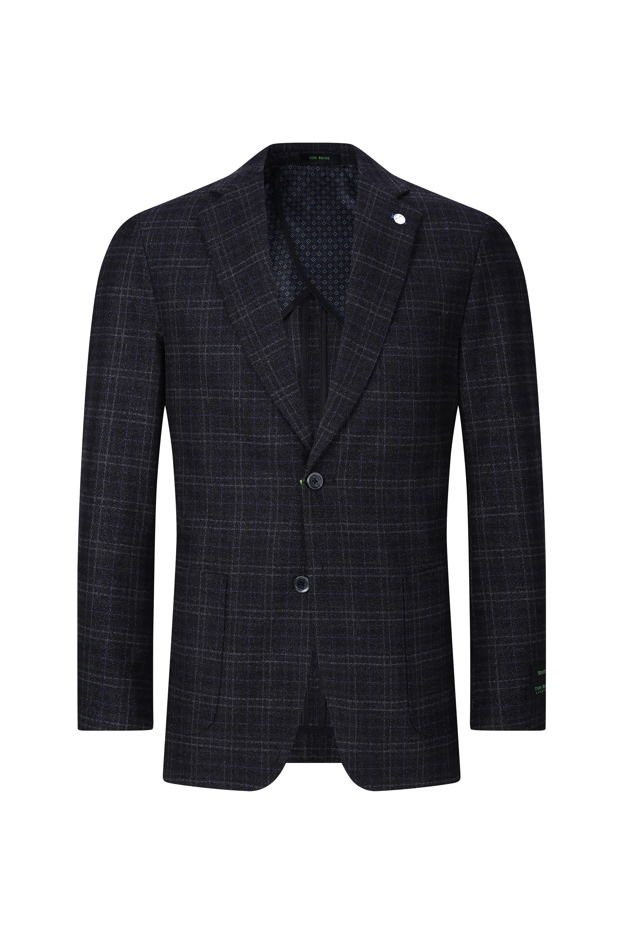 Modern Vintage Collection Sport Coat PLAID CHARCOAL TB259