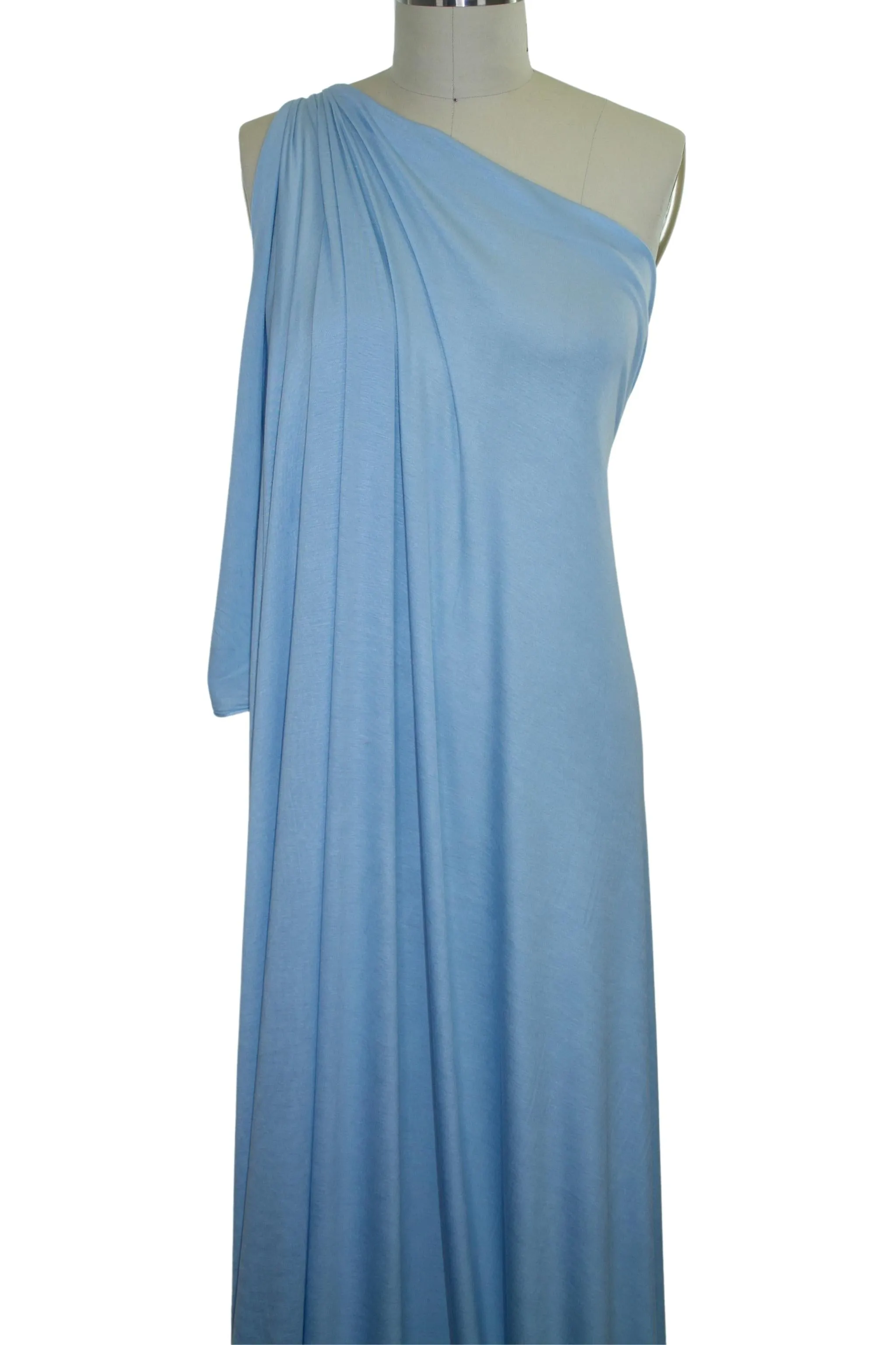 NY Designer Soft Rayon Jersey - Morning Blue