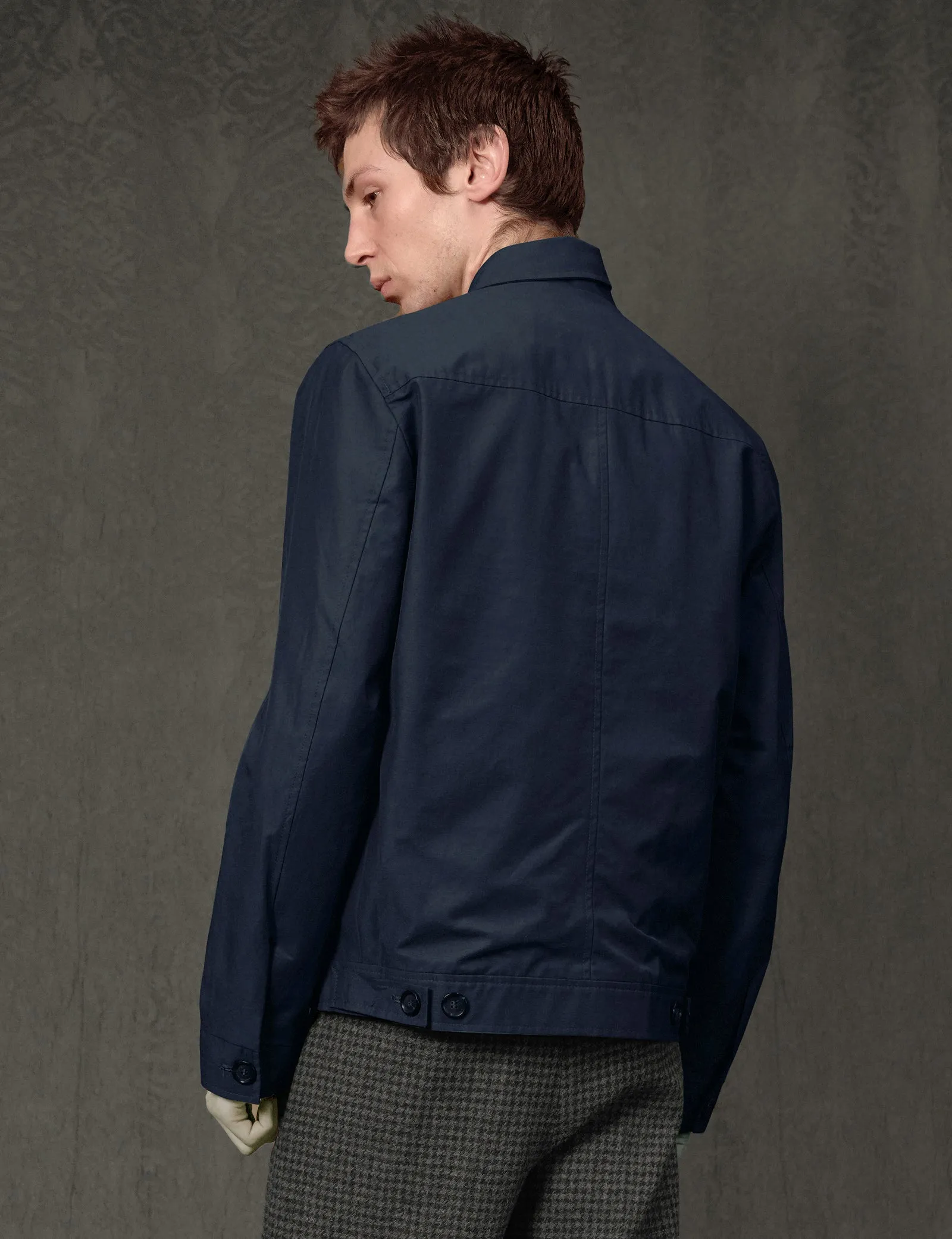 Oliver Spencer Zipped Jacket - Navy