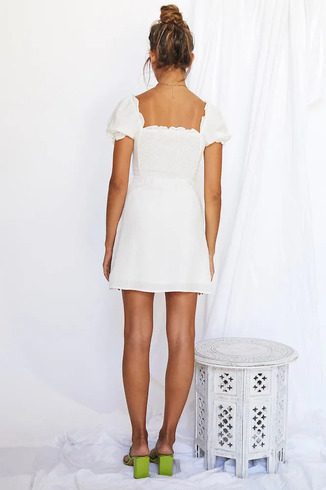 Parisian Chic Dress White