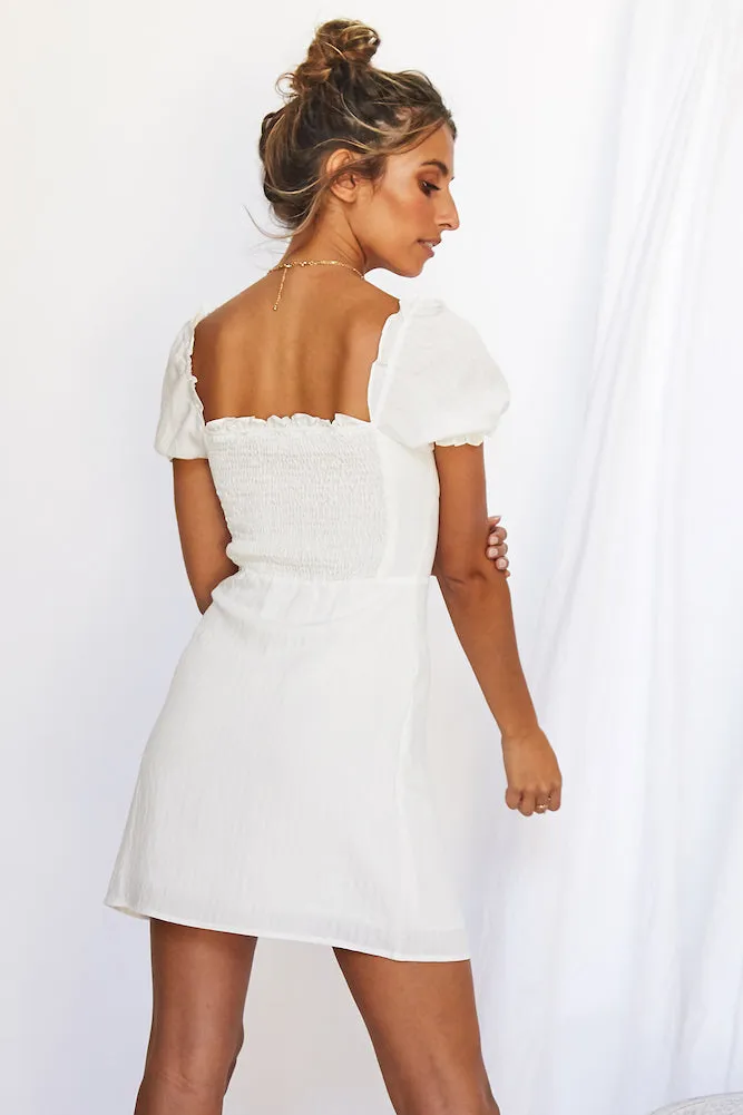 Parisian Chic Dress White